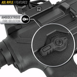 Valken ASL+ Hi-Velocity Whiskey airsoft gun ambidextrous fire selector