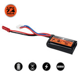 Valken LiPo 7.4v 250mAh 25C HPA Airsoft Battery (JST)