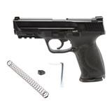 Black T4E S&W M&P9 M2.0 Paintball marker with accessories