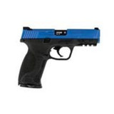 Blue T4E S&W M&P9 M2.0 Paintball marker realistic replica of the popular Smith & Wesson M&P9 M2.0