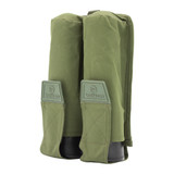 Valken 2 pod molle pod pouch olive green left side front