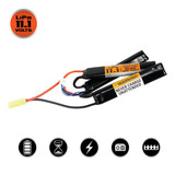 Valken LiPo 11.1v 1450mAh 30C/50C Triple Split Airsoft Battery (Small Tamiya)