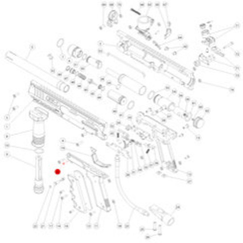 SW-1 Replacement Part# 20 Trigger Guard Screw