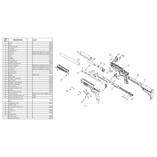 Rifle Parts - Gotcha Part# 17 Ball Detent