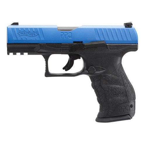 T4E Walther PPQ .43 Cal Paintball Pistol w 2 Mags - Blue