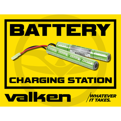 Valken Airsoft Field Sign  - Battery Charging Station