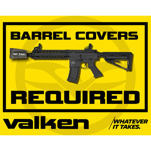Valken Airsoft Field Sign - Barrel Covers