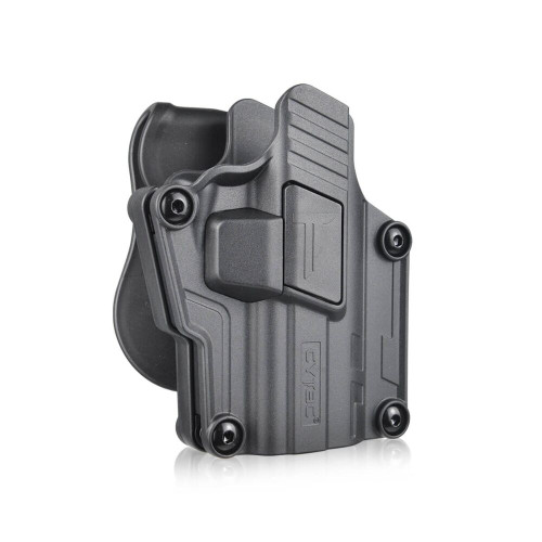 Cytac Mega-Fit Universal Pistol Holster w/ Optic Cutout - BLK