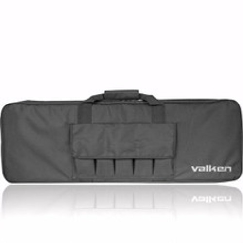 Valken black gun bag with mag pouches 42 inch