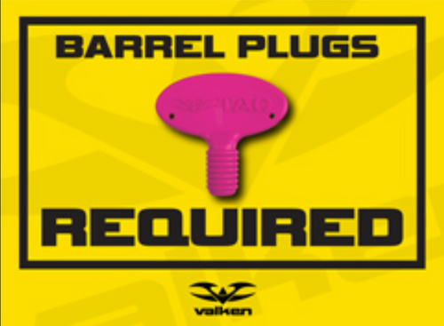 Banner - Field Sign-Barrel Plugs Required