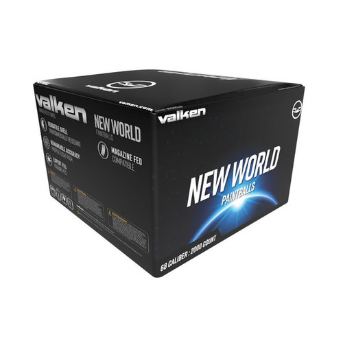 Valken New World 68 caliber paintballs 2000 round case