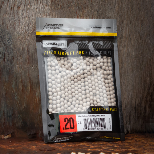 Valken Field 0.20g 1,000ct Airsoft BBs