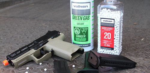 How to put Green Gas or Propane into an airsoft GBB pistol 