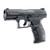 Black  T4E Walther PPQ .43 Caliber paintball pistol, left side view