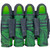 valken plants green paintball harness with green paintball pods