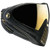 Dye i4 paintball goggles black and gold right side front angle