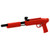 Left side view of red Valken GOTCHA, a kid-friendly paintball gun