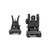 Valken M17 Front and Rear Flip-Up Iron Sights