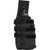 valken universal paintball air tank pouch with air tank installed vertical black