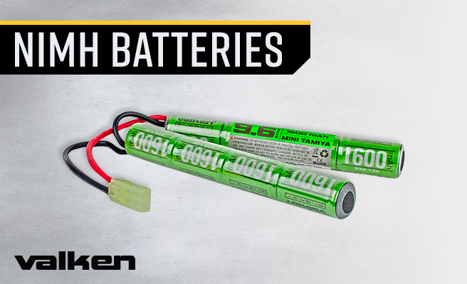 Batterie Airsoft divisée Valken NiMh 9,6 V 1600 mAh – Lone Wolf Paintball