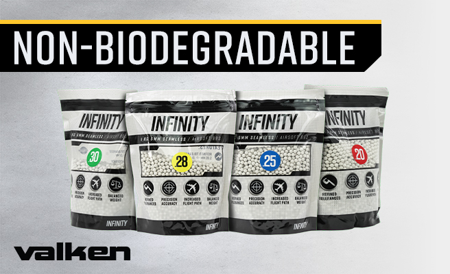 valken non-biodegradable airsoft bbs