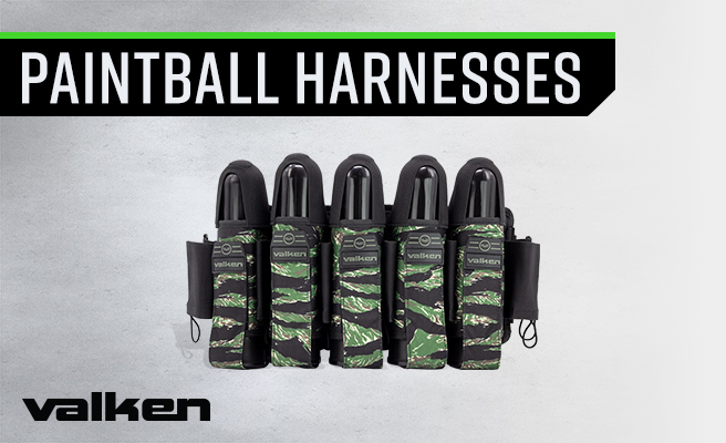 valken paintball harness and pod packs