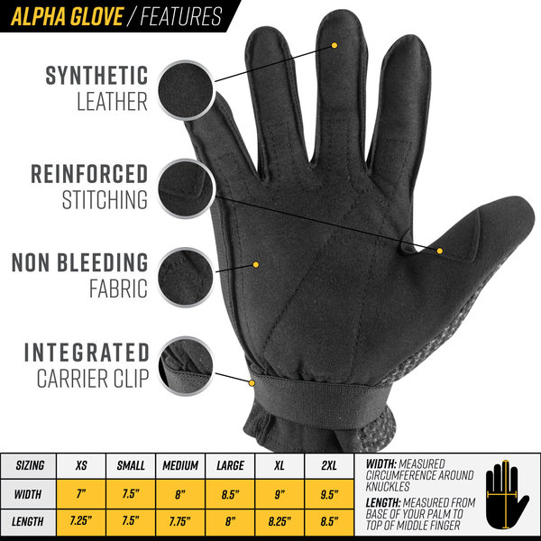 Valken Alpha Full Finger Gloves - Valken Sports