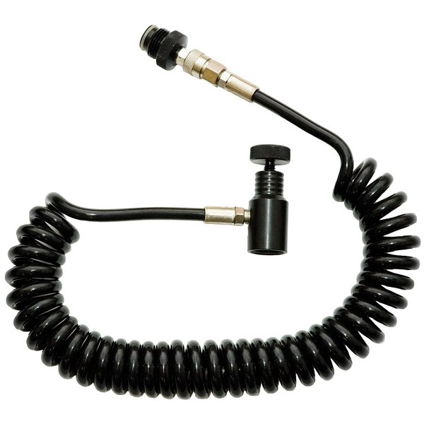 Paintball Coil Remote Hose Line W/QD 1500psi Gauge O-rings or