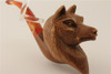 Special Golden Brown Wolf Meerschaum Pipes - 1058