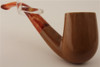 Deluxe Golden Brown Smooth Bowl Meerschaum Pipes - 1104