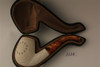 Special Designer Lattice Billiard Meerschaum Pipes - 1114