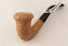 Special Calabash Rusticated Dark Finish Meerschaum Pipe