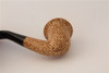 Special Calabash Rusticated Dark Finish Meerschaum Pipe