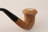 Special Calabash Rusticated Dark Finish Meerschaum Pipe