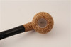 Special Calabash Rusticated Dark Finish Meerschaum Pipe
