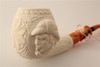 Special Ultra Deluxe Sherlock Holmes and Dr Watson Medallion Meerschaum Pipe - 1475