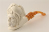Deluxe Aztec Warrior Meerschaum Pipe - 1523