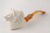 Deluxe Wolf Meerschaum Pipe - 1735