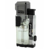 JetLine Gotham Lite Quad Jet Torch Cigar Lighter Clear