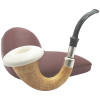 Special African Gourd Meerschaum Pipe - AG7181