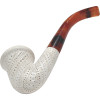 Deluxe Calabash Designer Lattice Meerschaum Pipe - B619822