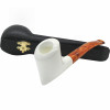 Muhsin Signed Smooth Freehand Meerschaum Pipe