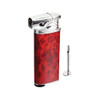 Vector KGM Elio Butane Pipe Lighter with Tamper - Mahogany Marble