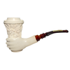 Irving Korn Collection Hand Holding Torch Meerschaum Pipe