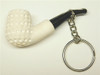 Lattice Key Chain Meerschaum Pipe