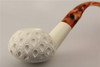 Special Danske Lattice by Master Carver Emin Brothers Meerschaum Pipe - MC1579