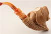 Special Dog Attack by Master Carver IBaglan Meerschaum Pipe
