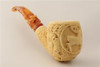 Special Deer Medallion by Master Carver Sener Meerschaum Pipe - MC1602