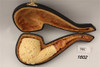 Special Deer Medallion by Master Carver Sener Meerschaum Pipe - MC1602
