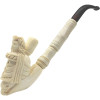 Lady and Eagle Knurl Meerschaum Cigarette Holder